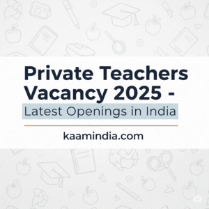 Private Teachers Vacancy 2025 – Online Teaching Jobs
